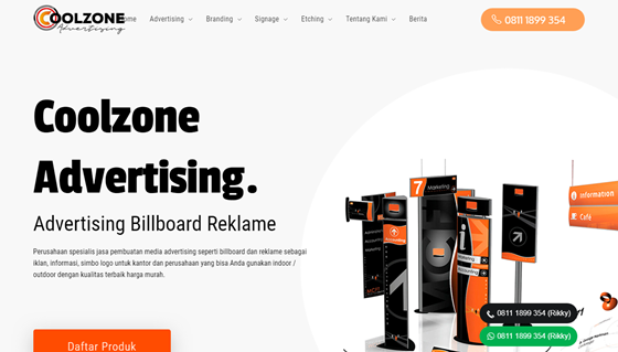 Websites: Coolzone Advertising